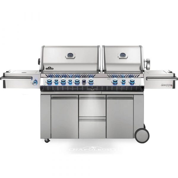 Napoleon Prestige PRO 825 RSIB Freestanding Gas Grill – Available in Both Natural Gas and Propane Gas
