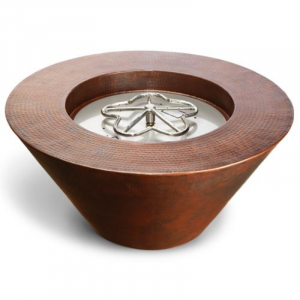The HPC Copper Bowl Series – Hammered Mesa Model is a beautiful addition to any home or outdoor space.